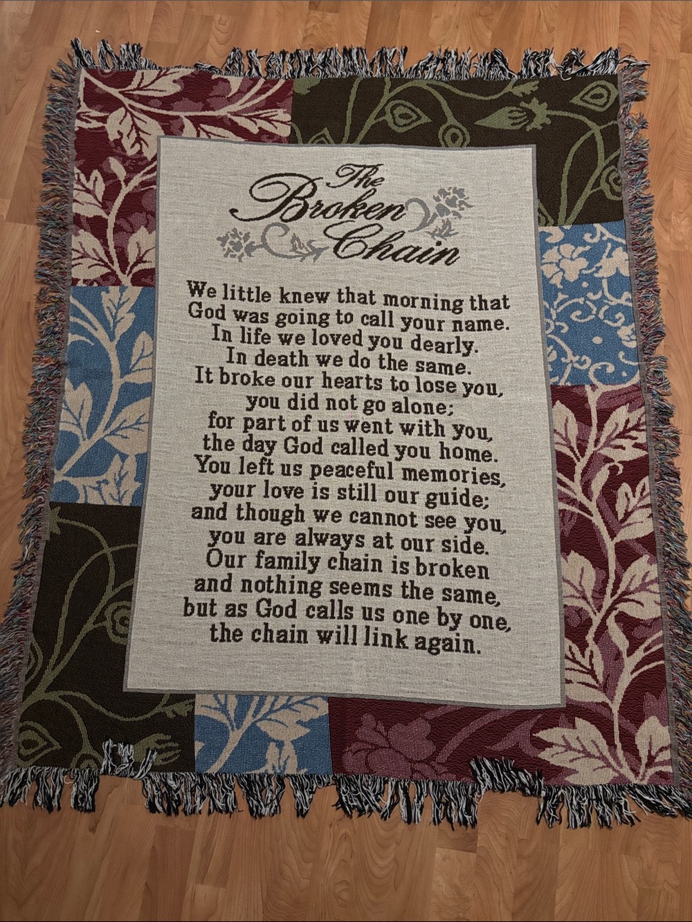 The Broken Chain Knit Blanket